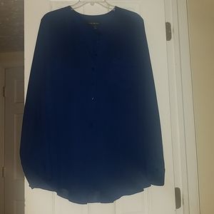 Navy blue women's blouse